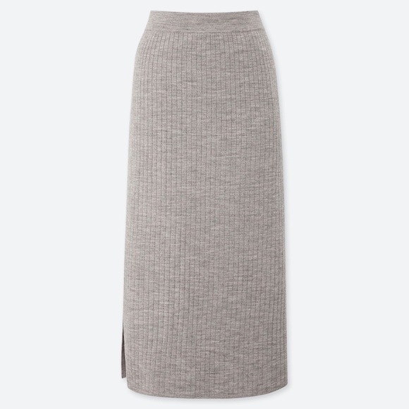 Uniqlo Dresses & Skirts - Womens merino blend ribbed skirt